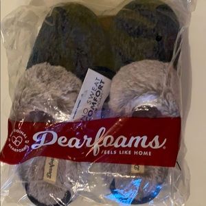 NWT - Dearfoams Women’s Chenille Slipper